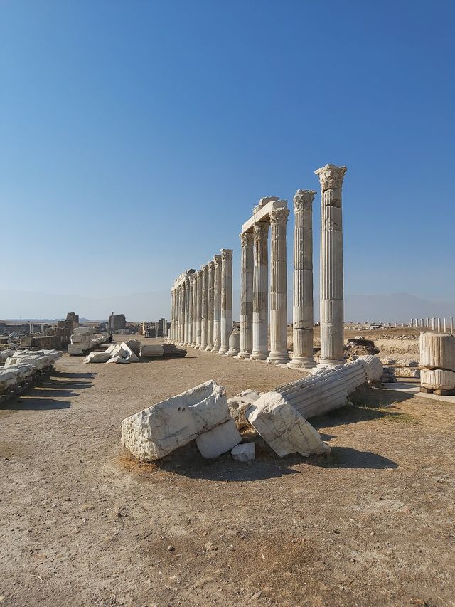 Ruins of the ancient city of Laodicea near Pamukkale
