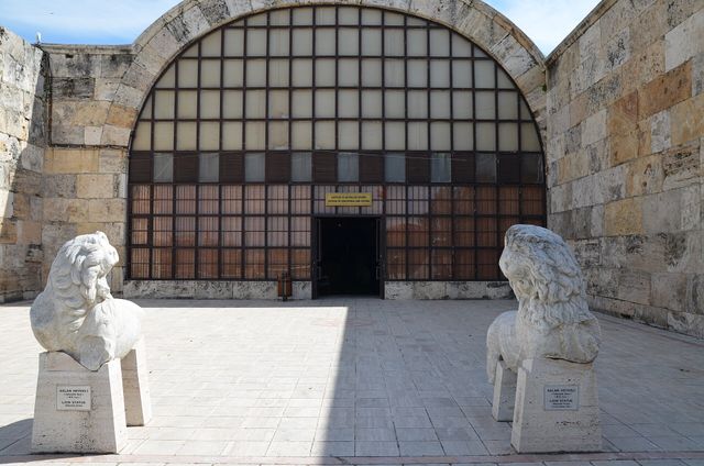 The Hierapolis Archaeological Museum in the old Roman baths, Pamukkale