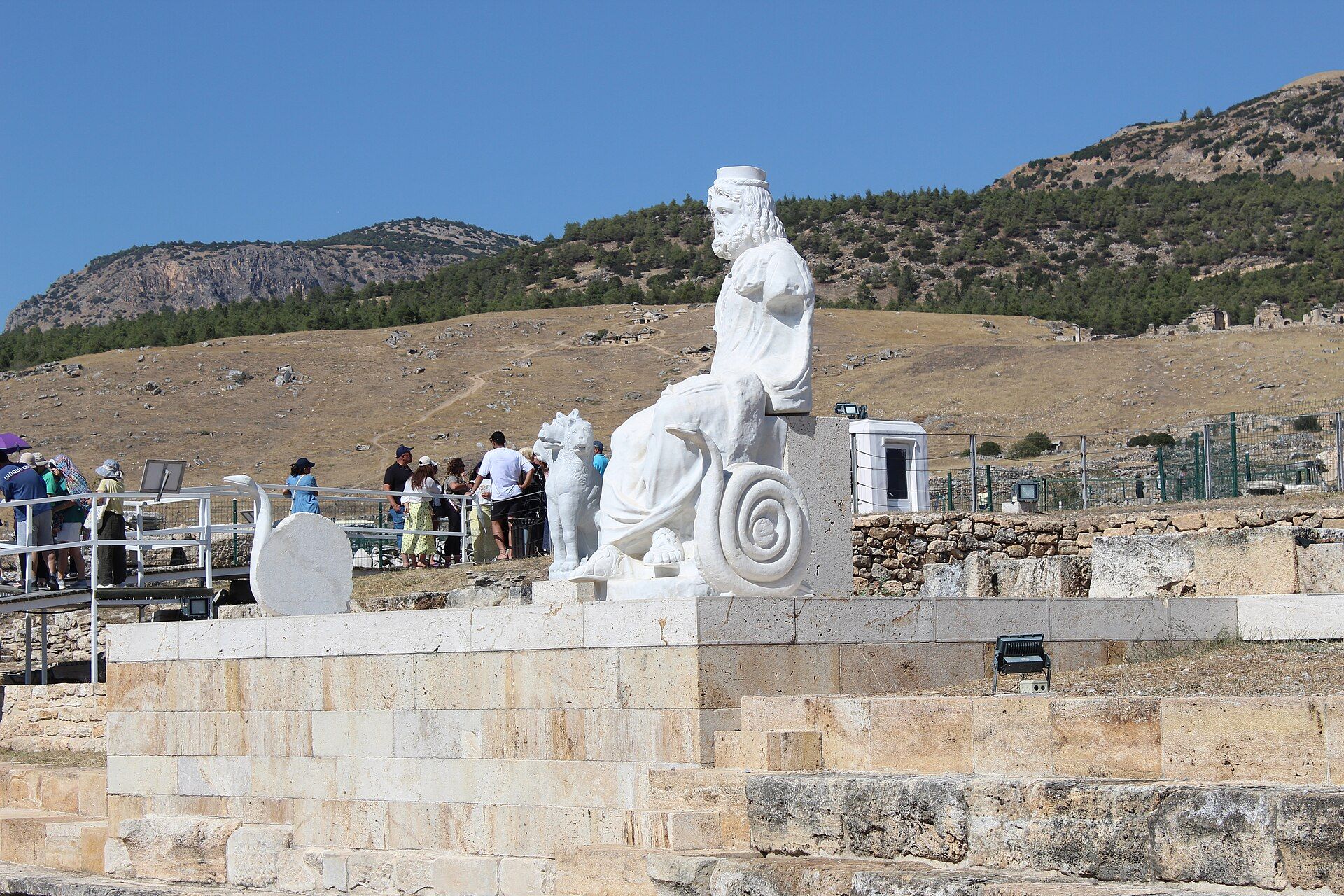 The Plutonium gas cave and steps at Hierapolis, Pamukkale