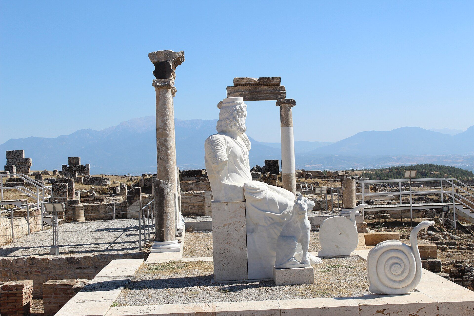 The Ploutonion shrine to Pluto at Hierapolis