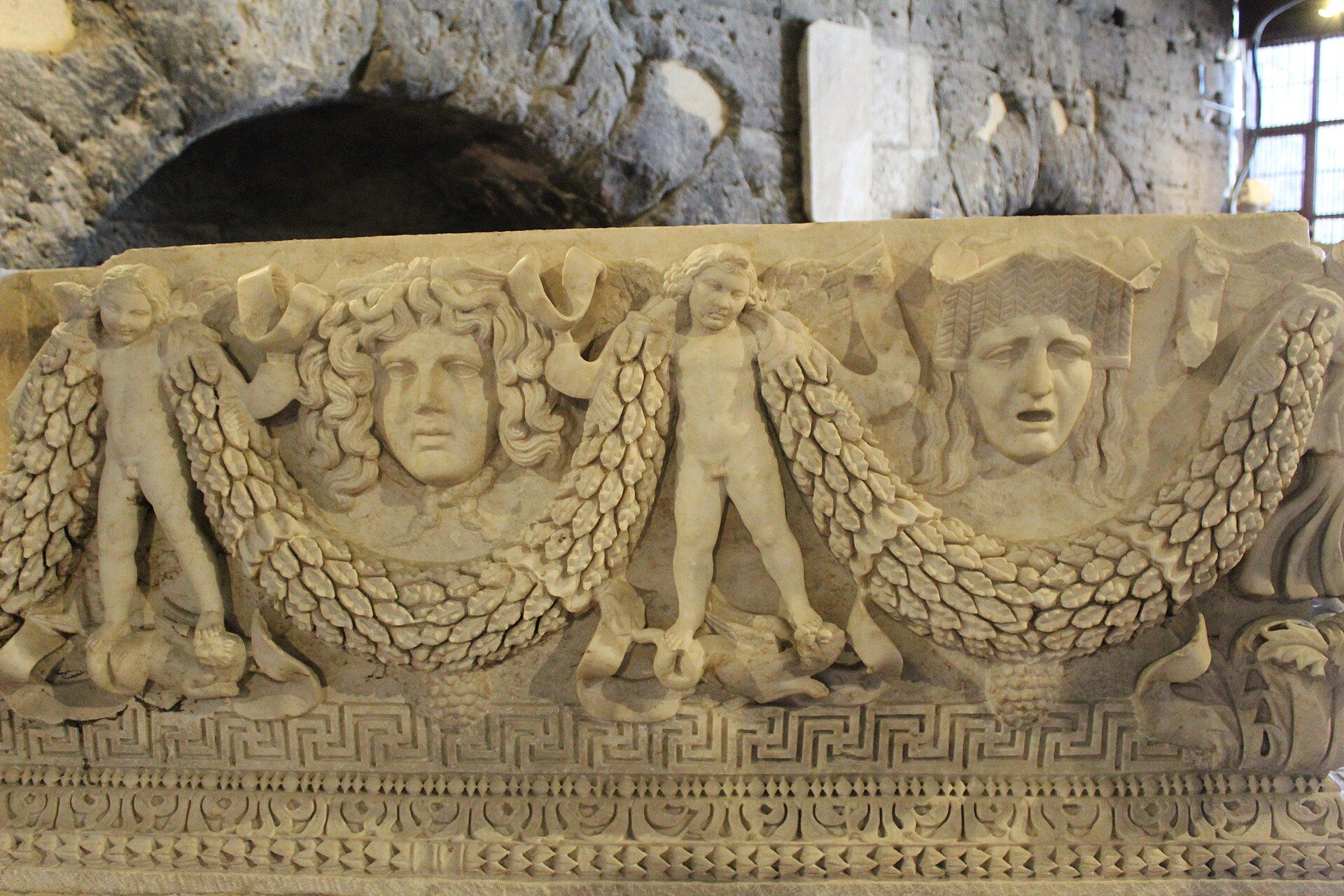 Roman-era finds displayed at the Hierapolis Archaeological Museum