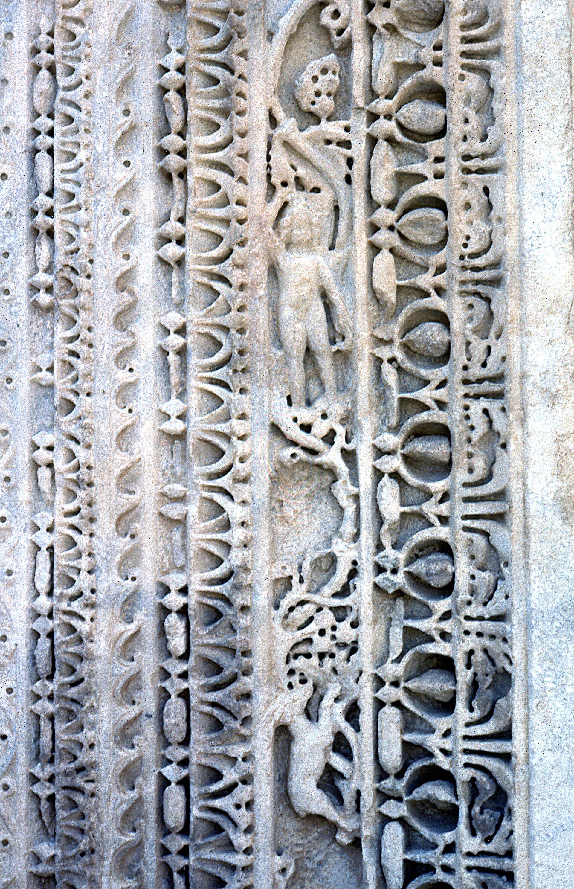 Sculpted stagework of the Roman theatre at Hierapolis, Pamukkale